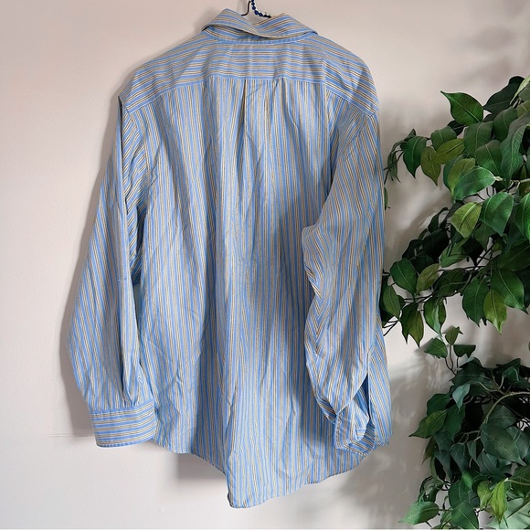 NAutical Coastal clean girl Striped Oversized Button up blouse/dress - Picture 7 of 7